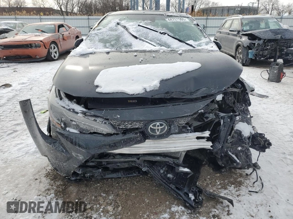 2021 Toyota Corolla LE with VIN 5YFEPMAE4MP259122, listed as a Copart auction lot 44757505 with 66,485 mi miles and Salvage Title. Bid and sale history available at carsss.com. Image 5.