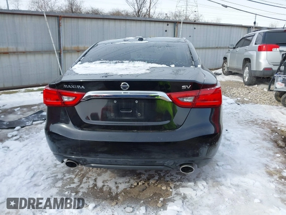 2018 Nissan Maxima SV with VIN 1N4AA6AP5JC384119, listed as a IAAI auction lot 41353069 with 97,136 mi miles. Bid and sale history available at carsss.com. Image 16.