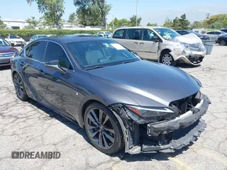 2021 Lexus IS 350 F Sport with VIN JTHGZ1B2XM5042188, listed as a IAAI auction lot 42529891 with 48,721 mi miles and . Bid and sale history available at DreamBid. Image 1.