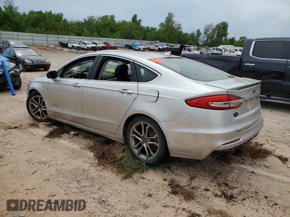2019 Ford Fusion Titanium with VIN 3FA6P0RU7KR141023, listed as a Copart auction lot 55587225 with 120,267 mi miles and Clean title. Bid and sale history available at DreamBid. Image 2.