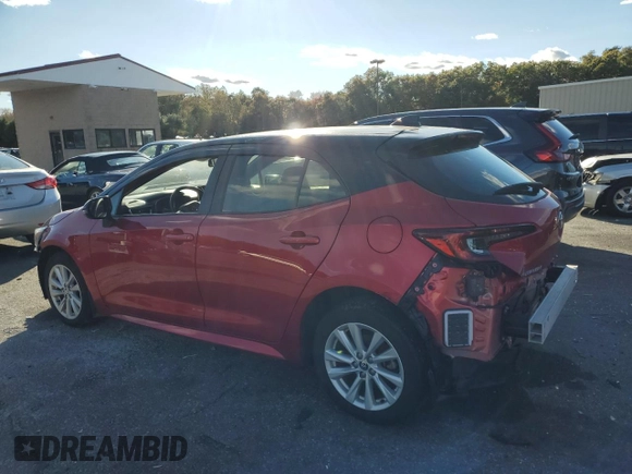 2023 Toyota Corolla Hatchback SE with VIN JTND4MBE5P3209065, listed as a Copart auction lot 75696844 with 27,013 mi miles and Non Repairable. Bid and sale history available at carsss.com. Image 2.