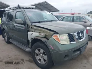 2005 Nissan Pathfinder LE with VIN 5N1AR18U15C703244, listed as a IAAI auction lot 42194764 with 220,989 mi miles and . Bid and sale history available at DreamBid. Image 1.