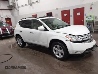 2003 Nissan Murano SL z VIN JN8AZ08W23W233578, wystawiony jako IAAI lot #41647817 z przebiegiem Nie podano mil oraz . Historia ofert i sprzedaży dostępna na DreamBid. Obrazek 1.