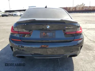 2021 BMW 3 Series M340i with VIN 3MW5U7J08M8C10288, listed as a Copart auction lot 47652205 with 39,866 mi miles and Salvage Title. Bid and sale history available at carsss.com. Image 6.