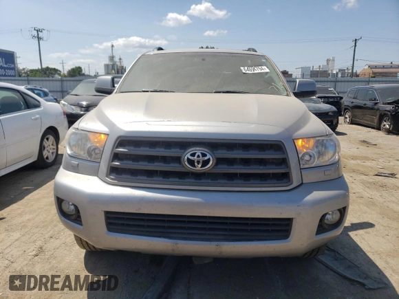 2011 Toyota Sequoia SR5 with VIN 5TDBY5G1XBS054676, listed as a Copart auction lot 64654794 with 203,823 mi miles and Salvage Title. Bid and sale history available at carsss.com. Image 5.