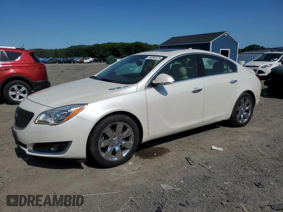 2014 Buick Regal Premium II with VIN 2G4GS5GX7E9307361, listed as a Copart auction lot 59095575 with 101,696 mi miles and Clean title. Bid and sale history available at DreamBid. Image 1.