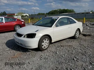 2001 Honda Civic EX with VIN 1HGEM22991L089960, listed as a Copart auction lot 51482125 with 0 mi miles and Clean Title. Bid and sale history available at carsss.com. Image 1.