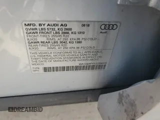 2018 Audi SQ5 Premium Plus with VIN WA1A4AFYXJ2204316, listed as a Copart auction lot 64113574 with 67,919 mi miles and Salvage Title. Bid and sale history available at DreamBid. Image 13.