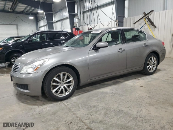 2007 Infiniti G35 Sedan G35x with VIN JNKBV61F67M813795, listed as a Copart auction lot 53996345 with 159,113 mi miles and Clean Title. Bid and sale history available at carsss.com. Image 1.