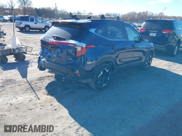 2024 Kia Seltos EX with VIN KNDERCAAXR7506489, listed as a IAAI auction lot 40798471 with 16,998 mi miles and . Bid and sale history available at DreamBid. Image 4.