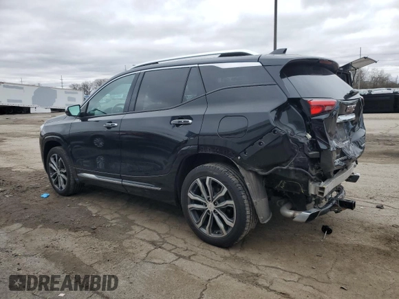 2019 GMC Terrain Denali z VIN 3GKALXEX7KL192392, wystawiony jako Copart lot #50947025 z przebiegiem 53 110 mil mil oraz Szkoda całkowita • Salvage title. Historia ofert i sprzedaży dostępna na DreamBid. Obrazek 2.