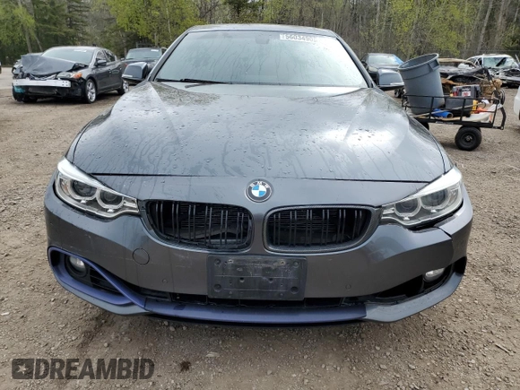 2015 BMW 4 Series 428i xDrive with VIN WBA4A7C5XFD413329, listed as a Copart auction lot 56034905 with 167,816 mi miles and Clean title. Bid and sale history available at DreamBid. Image 5.