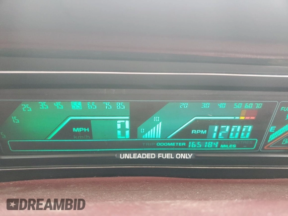 1989 Buick Regal with VIN 2G4WB14T0K1452712, listed as a Copart auction lot 86202844 with 165,184 mi miles and Salvage Title. Bid and sale history available at DreamBid. Image 9.
