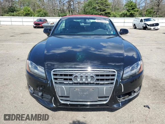2011 Audi A5 Premium Plus with VIN WAULFAFH2BN017559, listed as a Copart auction lot 62380575 with 61,252 mi miles and Salvage title. Bid and sale history available at DreamBid. Image 5.