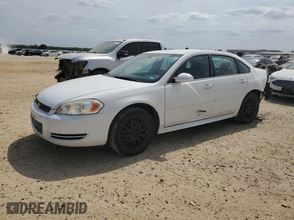 2013 Chevrolet Impala LT with VIN 2G1WG5E31D1252428, listed as a Copart auction lot 53165865 with 146,615 mi miles and Salvage Title. Bid and sale history available at DreamBid. Image 1.