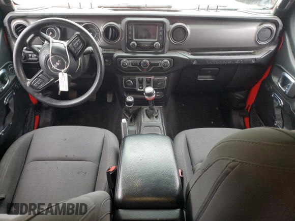 2021 Jeep Wrangler Sport with VIN 1C4GJXAG8MW788027, listed as a Copart auction lot 85940584 with 42,401 mi miles and Salvage Title. Bid and sale history available at DreamBid. Image 8.