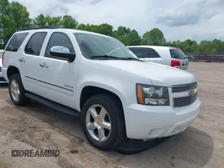2012 Chevrolet Tahoe LTZ with VIN 1GNSKCE05CR177535, listed as a IAAI auction lot 42149054 with 184,830 mi miles and . Bid and sale history available at DreamBid. Image 1.