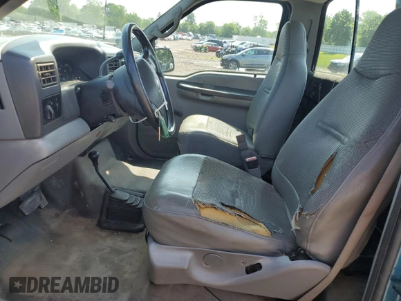 2002 Ford F-250 XL with VIN 1FTNF21L22ED66380, listed as a Copart auction lot 61866605 with 101,152 mi miles and Clean title. Bid and sale history available at DreamBid. Image 7.