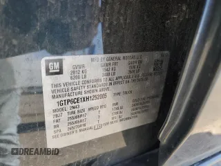 2017 GMC Canyon z VIN 1GTP6CE1XH1252005, wystawiony jako Copart lot #74982794 z przebiegiem 62 797 mil mil oraz Szkoda całkowita • Salvage title. Historia ofert i sprzedaży dostępna na DreamBid. Obrazek 12.