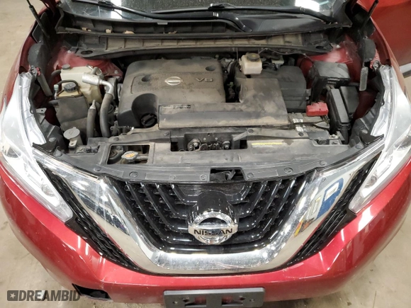 2015 Nissan Murano SV with VIN 5N1AZ2MH6FN242904, listed as a Copart auction lot 49175255 with 117,720 mi miles and Salvage Title. Bid and sale history available at carsss.com. Image 12.