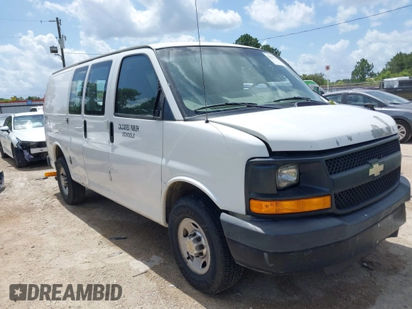 2012 Chevrolet Express Cargo with VIN 1GCZGTCA0C1143764, listed as a IAAI auction lot 42441193 with 155,045 mi miles and . Bid and sale history available at DreamBid. Image 1.
