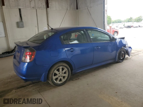 2012 Nissan Sentra 2.0 with VIN 3N1AB6AP7CL636566, listed as a Copart auction lot 58554505 with 90,679 mi miles and Salvage title. Bid and sale history available at DreamBid. Image 3.