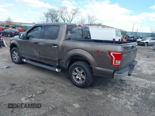 2016 Ford F-150 XLT with VIN 1FTEW1EF5GFD09123, listed as a IAAI auction lot 41894665 with 158,250 mi miles. Bid and sale history available at carsss.com. Image 3.