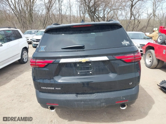 2022 Chevrolet Traverse LT Cloth with VIN 1GNEVGKW3NJ141333, listed as a IAAI auction lot 41771918 with 56,179 mi miles. Bid and sale history available at carsss.com. Image 16.