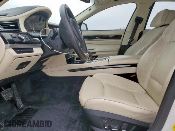 2011 BMW 7 Series 750Li with VIN WBAKB8C58BCY65645, listed as a Copart auction lot 57612775 with 69,670 mi miles and Salvage title. Bid and sale history available at DreamBid. Image 7.