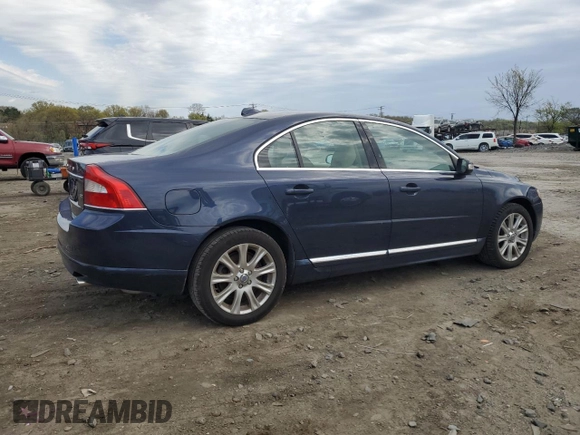 2010 Volvo S80 I6 with VIN YV1982AS9A1120378, listed as a Copart auction lot 53360155 with 146,914 mi miles and Clean Title. Bid and sale history available at carsss.com. Image 3.