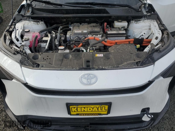 2024 Toyota bZ4X XLE with VIN JTMABACA9RA068930, listed as a Copart auction lot 45756405 with 4,117 mi miles and Salvage Title. Bid and sale history available at DreamBid. Image 13.