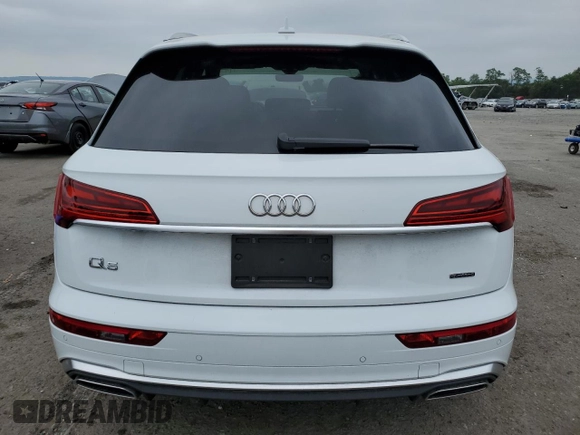 2021 Audi Q5 Premium with VIN WA1G2AFY7M2081031, listed as a Copart auction lot 56794143 with 15,980 mi miles and . Bid and sale history available at DreamBid. Image 6.