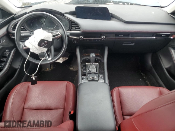 2023 Mazda 3 S Carbon Edition with VIN 3MZBPACM0PM365128, listed as a Copart auction lot 63677225 with Not provided miles and Salvage title. Bid and sale history available at DreamBid. Image 8.