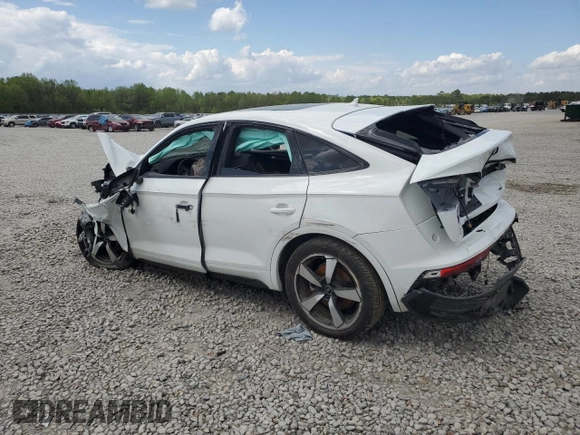 2023 Audi Q5 Sportback S line Premium Plus with VIN WA15AAFYXP2177153, listed as a Copart auction lot 52796865 with Not provided miles and Salvage title. Bid and sale history available at DreamBid. Image 2.