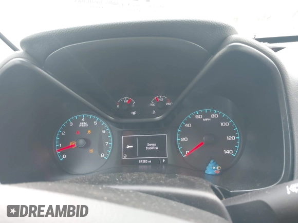 2019 Chevrolet Colorado 2WD Work Truck with VIN 1GCGSBEN3K1164686, listed as a IAAI auction lot 41943796 with 65,000 mi miles and . Bid and sale history available at DreamBid. Image 7.