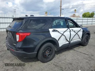 2020 Ford Police Interceptor Utility z VIN 1FM5K8AW9LGB43845, wystawiony jako Copart lot #48149205 z przebiegiem Nie podano mil oraz Czysty tytuł • Clean title. Historia ofert i sprzedaży dostępna na DreamBid. Obrazek 3.