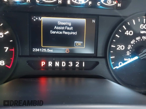 2016 Ford F-150 XL with VIN 1FTMF1C83GKE63790, listed as a IAAI auction lot 42572535 with 234,125 mi miles and . Bid and sale history available at DreamBid. Image 7.