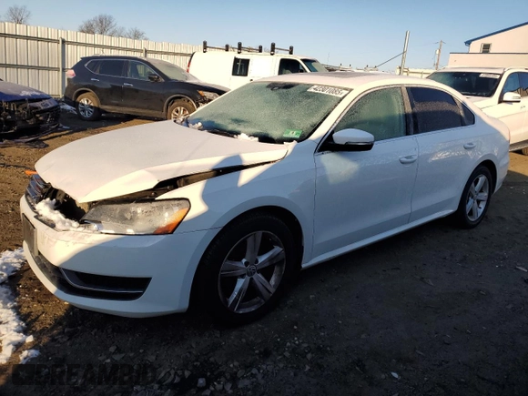 2013 Volkswagen Passat SE w/Sunroof with VIN 1VWBP7A30DC075871, listed as a Copart auction lot 42301085 with 178,034 mi miles and Clean Title. Bid and sale history available at carsss.com. Image 1.