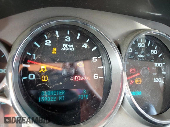 2013 Chevrolet Silverado 1500 LT with VIN 1GCRCSE00DZ335201, listed as a Copart auction lot 50254125 with 159,322 mi miles and Salvage Title. Bid and sale history available at DreamBid. Image 9.