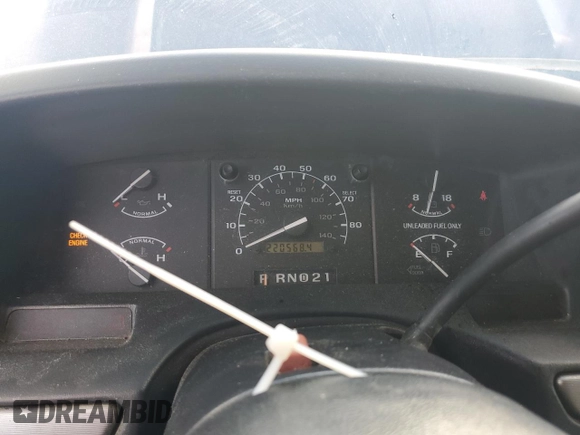 1993 Ford F-150 with VIN 1FTEF15N8PNA65612, listed as a Copart auction lot 78500444 with 220,568 mi miles and Clean Title. Bid and sale history available at carsss.com. Image 9.