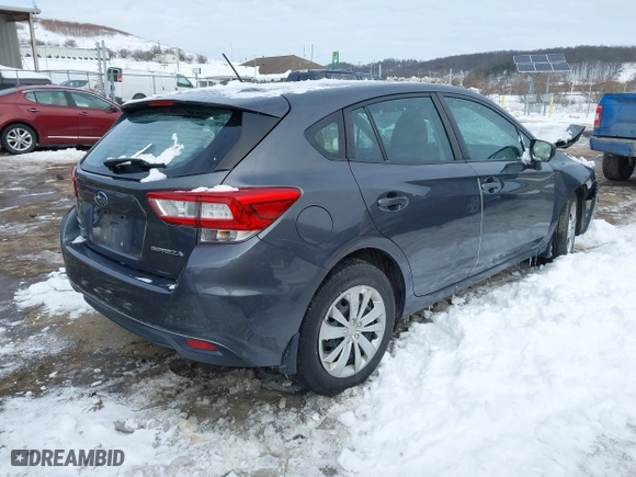 2018 Subaru Impreza with VIN 4S3GTAA67J3745553, listed as a IAAI auction lot 41296165 with 79,211 mi miles. Bid and sale history available at carsss.com. Image 4.