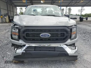 2023 Ford F-150 XL with VIN 1FTMF1C57PKF86630, listed as a Copart auction lot 59172785 with 14,840 mi miles and Salvage title. Bid and sale history available at DreamBid. Image 5.