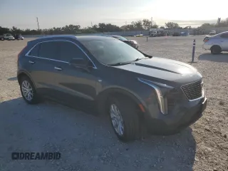 2021 Cadillac XT4 AWD Luxury with VIN 1GYFZBR43MF004722, listed as a Copart auction lot 80326714 with 45,046 mi miles and Salvage Title. Bid and sale history available at carsss.com. Image 4.