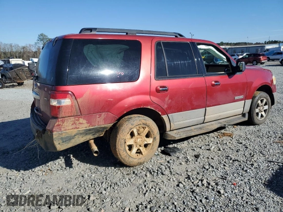 2007 Ford Expedition XLT with VIN 1FMFU15597LA48867, listed as a Copart auction lot 47852845 with 270,452 mi miles and Salvage title. Bid and sale history available at DreamBid. Image 3.