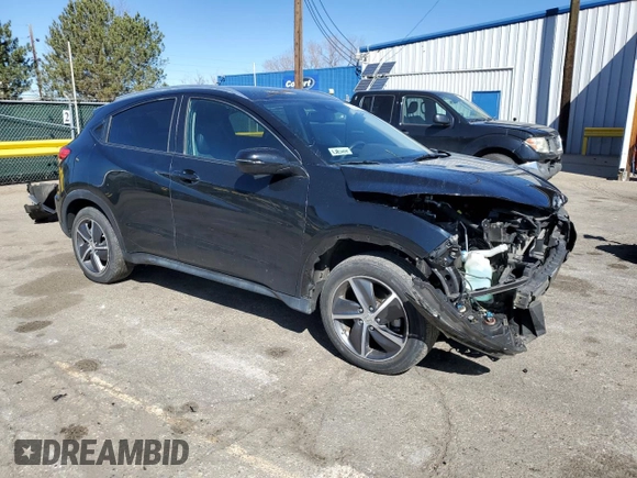 2021 Honda HR-V EX-L with VIN 3CZRU5H74MM719808, listed as a Copart auction lot 50609565 with 52,031 mi miles and Salvage Title. Bid and sale history available at carsss.com. Image 4.