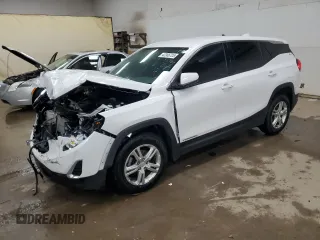2019 GMC Terrain SLE z VIN 3GKALMEV0KL102870, wystawiony jako Copart lot #42366725 z przebiegiem 86 738 mil mil oraz Czysty tytuł • Clean title. Historia ofert i sprzedaży dostępna na DreamBid. Obrazek 1.