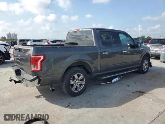 2015 Ford F-150 XL with VIN 1FTEW1CP9FFB87506, listed as a Copart auction lot 60052325 with 262,205 mi miles and Salvage title. Bid and sale history available at DreamBid. Image 3.