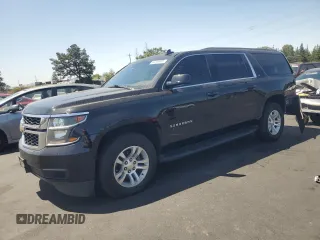 2019 Chevrolet Suburban LT z VIN 1GNSKHKC8KR176762, wystawiony jako Copart lot #60338855 z przebiegiem 60 908 mil mil oraz Szkoda całkowita • Salvage title. Historia ofert i sprzedaży dostępna na DreamBid. Obrazek 1.