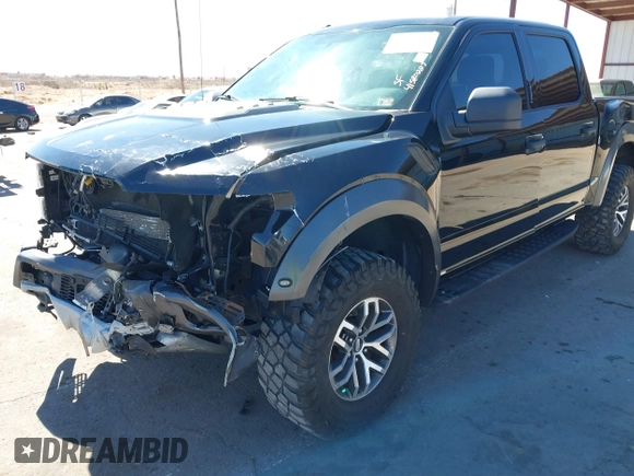 2017 Ford F-150 Raptor with VIN 1FTFW1RG5HFA83027, listed as a IAAI auction lot 41580287 with 91,825 mi miles and . Bid and sale history available at carsss.com. Image 19.