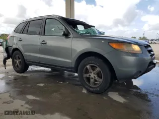 2007 Hyundai Santa Fe GLS with VIN 5NMSG13D67H124714, listed as a Copart auction lot 51256115 with 111,609 mi miles and Salvage Title. Bid and sale history available at carsss.com. Image 4.
